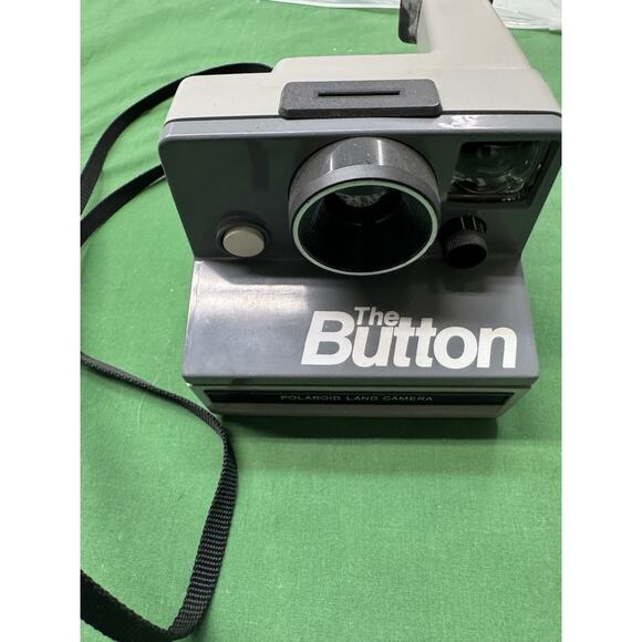 Vintage 80s Polaroid The Button Instant Land Camera - Untested - Picture 1 of 6